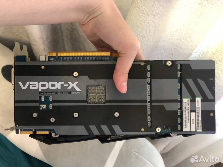 Видеокарта Vapor-x r9 280x 3g gddr5