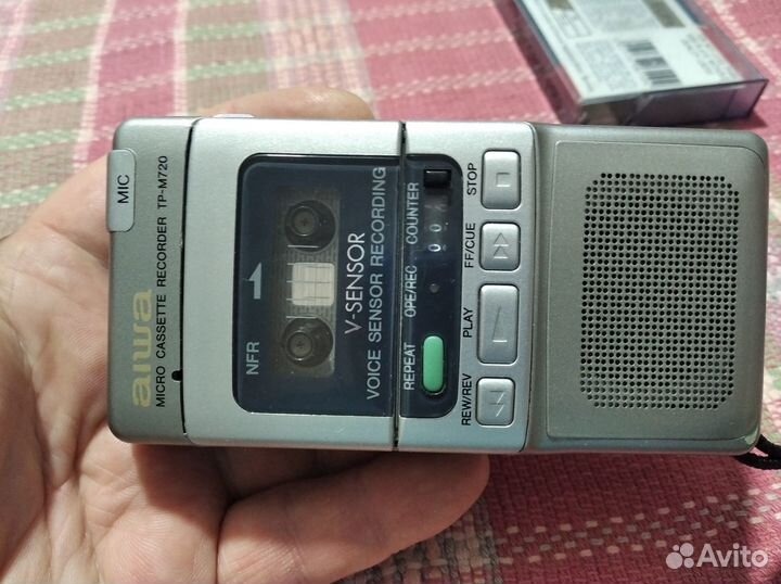 Диктофон Aiwa TP-M720, Sony TCA-30D stereo rec