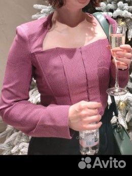 Топ корсет с длинным рукавом