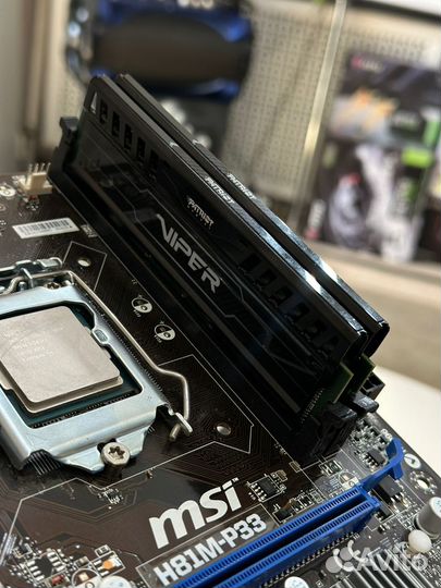 Связка MSI LGA1150 H81 + Core i5-4570 + 16G DDR3