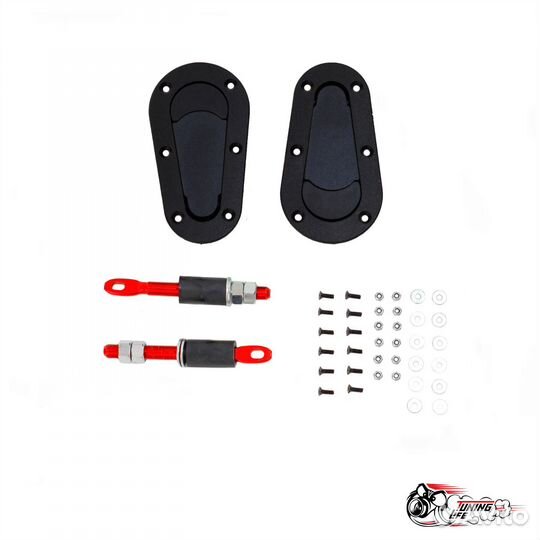 Спортивные замки капота D1 style