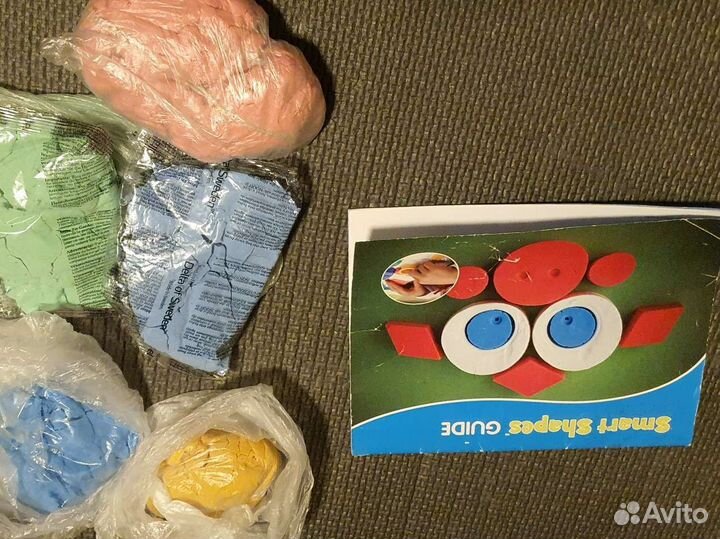 Кинетический песок+формочки+книга с заданиями
