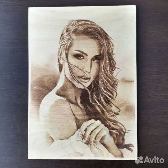 Выжигание портретов по фото