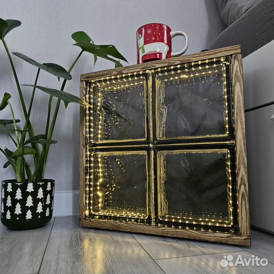 Стильный напольный светильник ручной работы