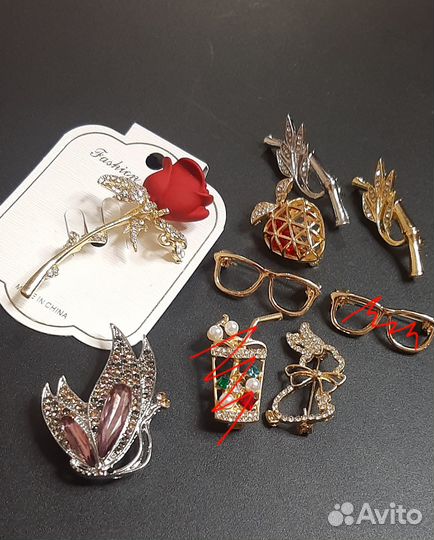 Брошь (упаковка в подарок) Все броши новые