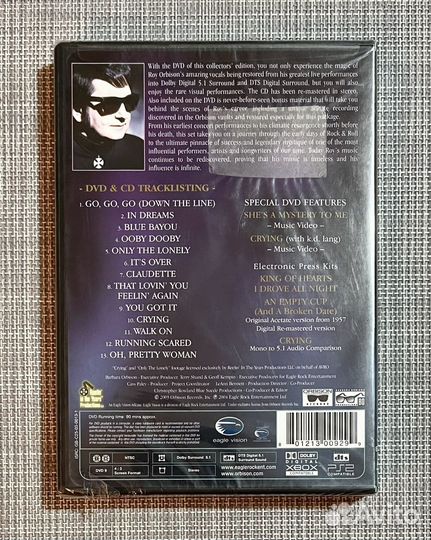 Roy Orbison - Greatest Hits DVD+CD USA