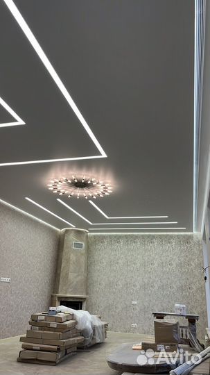 Натяжные потолки