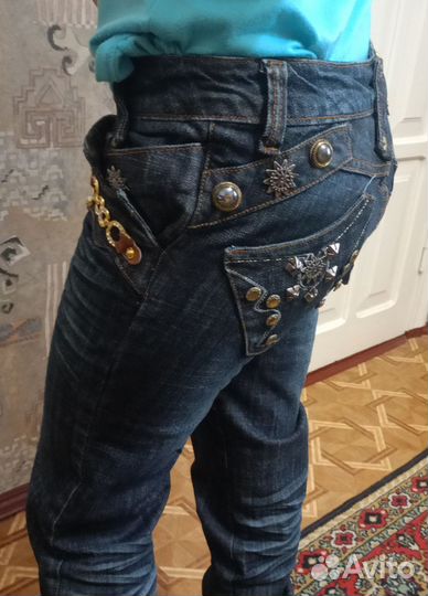 Джинсы женские молодёжные р - 44, 46