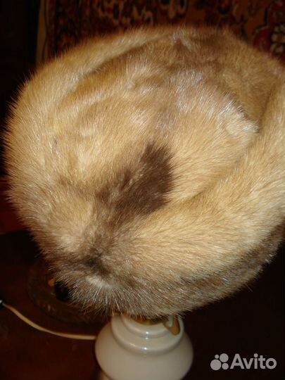 Шапка зимняя норковая женская