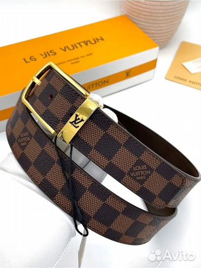 Ремень Мужской louis vuitton натуральная кожа