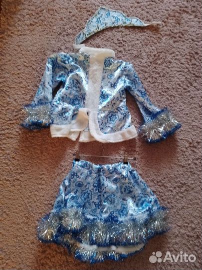 Костюм снегурочки (детский)