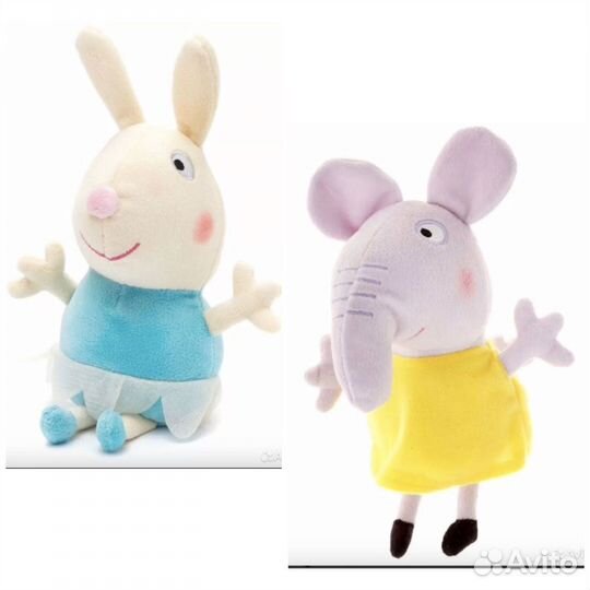 Мягкая игрушка Ребекка и Эмили Свинка Пеппа