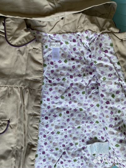 Пальто для девочки на весну