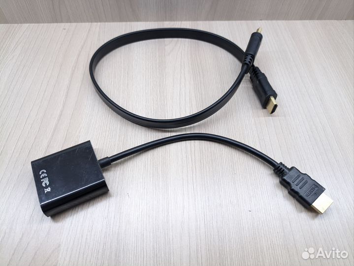 Кабель hdmi и переходник hdmi на VGA