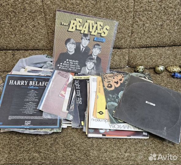 Виниловые пластинки коллекция 2000шт