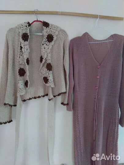 Кардиган женский длинный