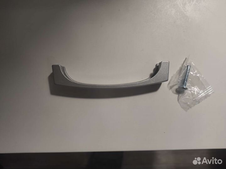 Ручка-скоба, светлый хром