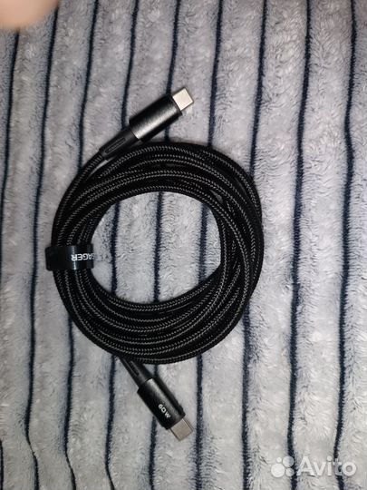Кабель Essager USB C - USB C 60 Вт
