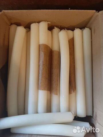 Свечи парафиновые СССР и новые хозяйственные