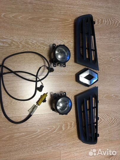 Противотуманки Рено Меган 2 рест