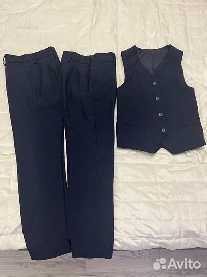 Школьная форма синяя для мальчика размер 140