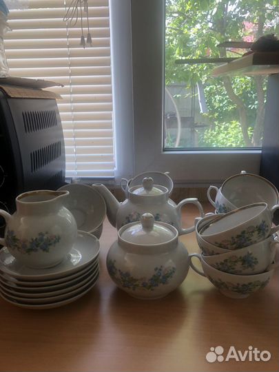 Сервиз чайный Незабудки, Дулево