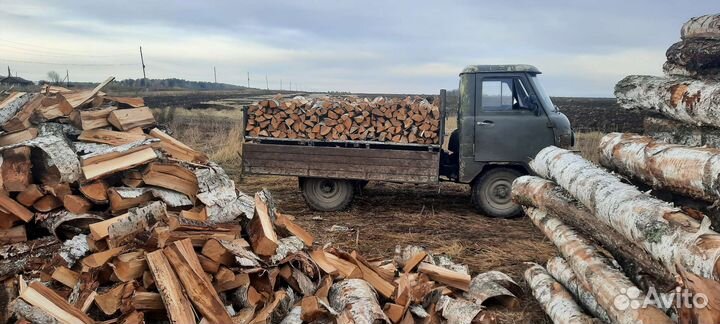 Дрова березовые колотые
