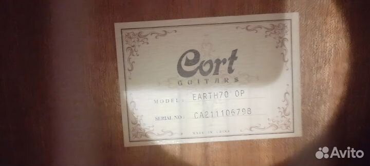Гитара cort earth70-OP