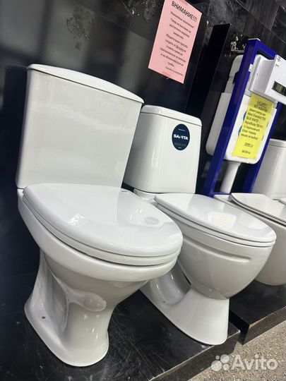 Унитаз sanita standart кос выпуск