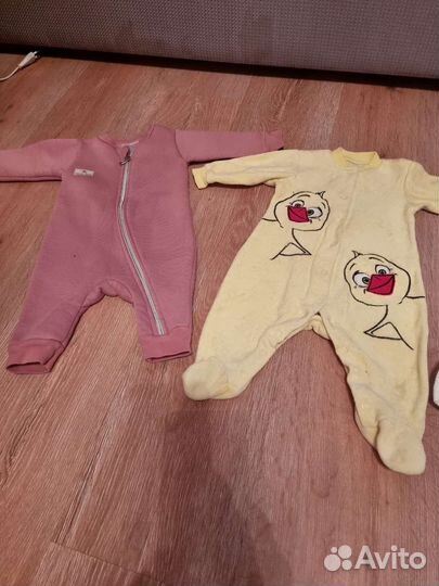 Детские вещи пакетом для девочек от 0до 6 месяцев