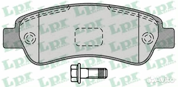 Колодки тормозные дисковые