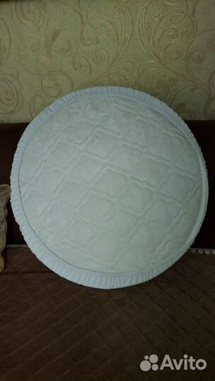 Матрас детский круглый с простыней