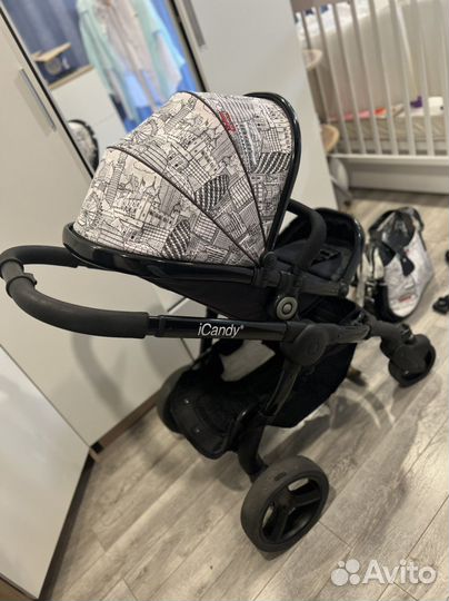 Коляска 2 в 1 icandy, как stokke, joolz