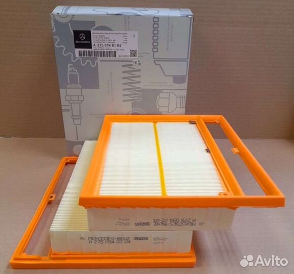 Фильтр воздушный (к/кт 2шт) Mercedes A2750940104