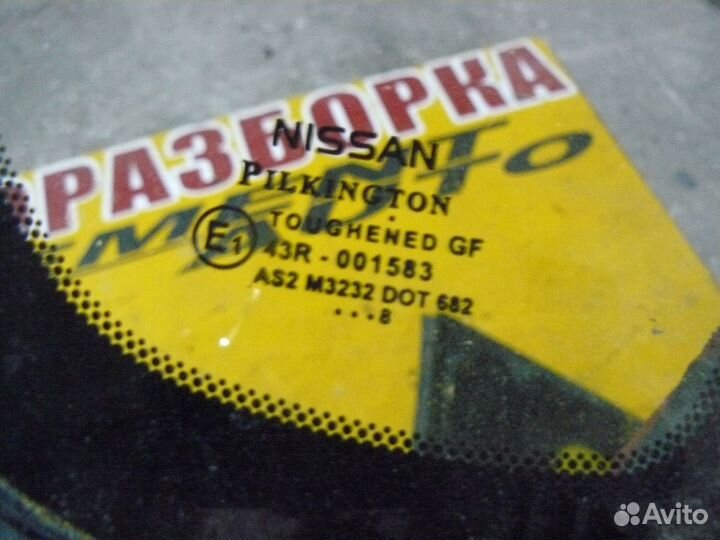 Стекло заднее боковое для Nissan Note