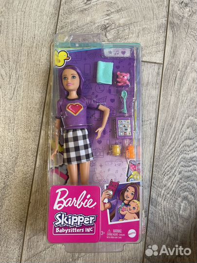 Кукла barbie skipper няня