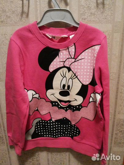 Свитшот мики маус рост 122-128 см
