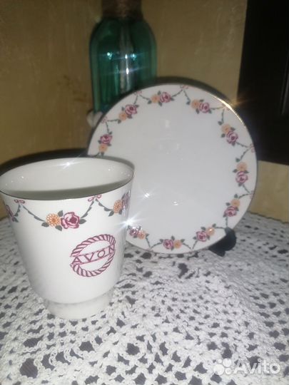 Чашка с блюдцем кофейная лфз