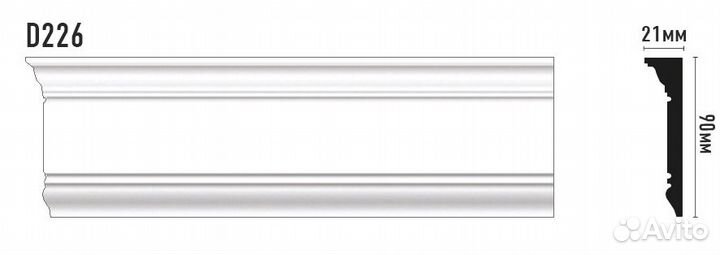 D226 Decomaster 90*21*2000 мм