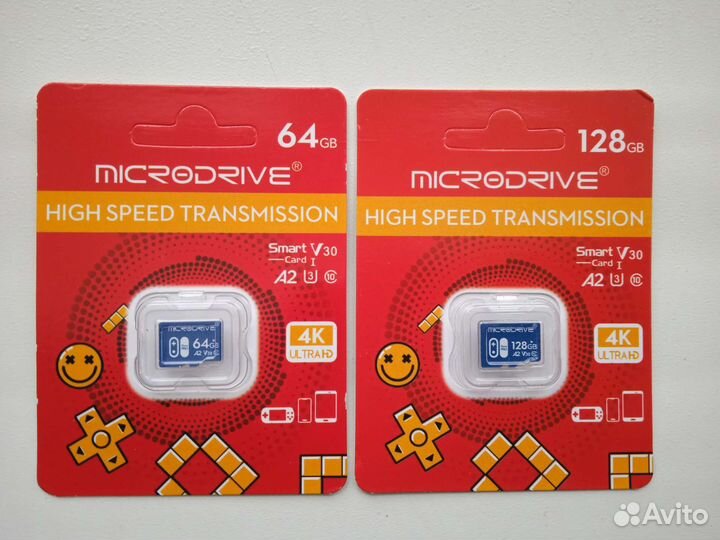 Карта памяти MicroSD 64gb