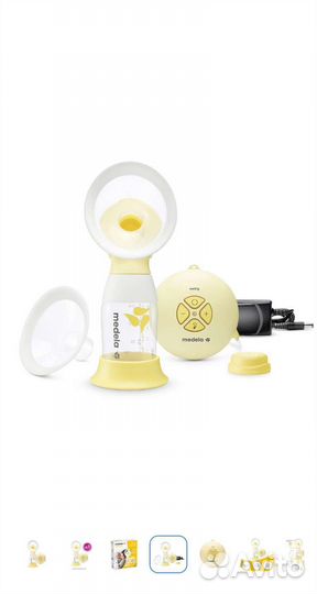Молокоотсос medela swing flex электрический