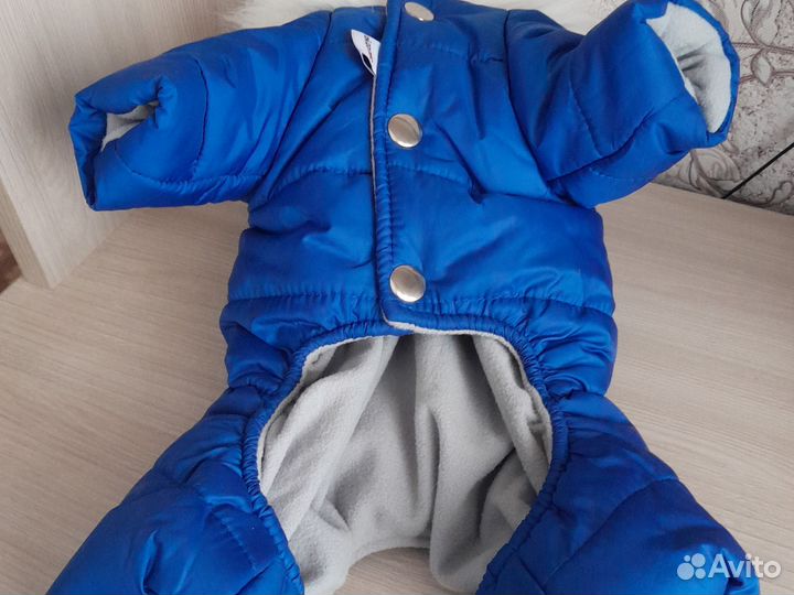 Зимний комбинезон для мелких пород собак