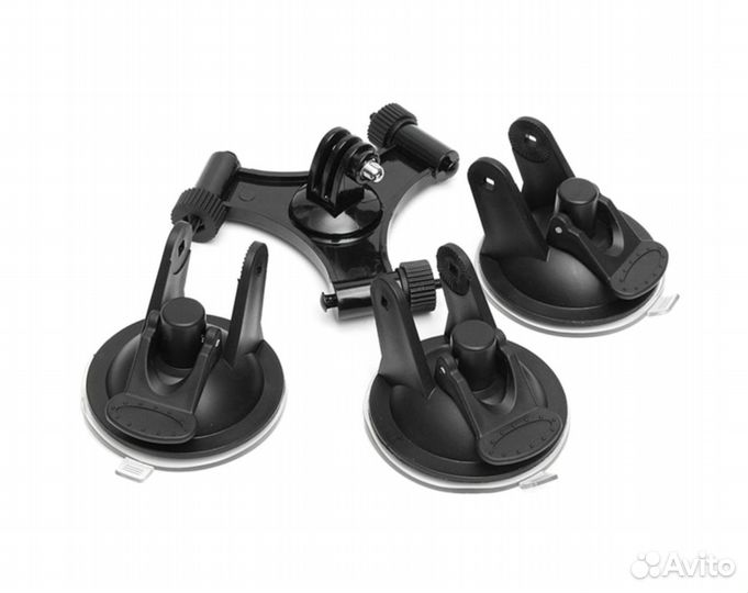 Автомобильный держатель на присоске для экшн камер