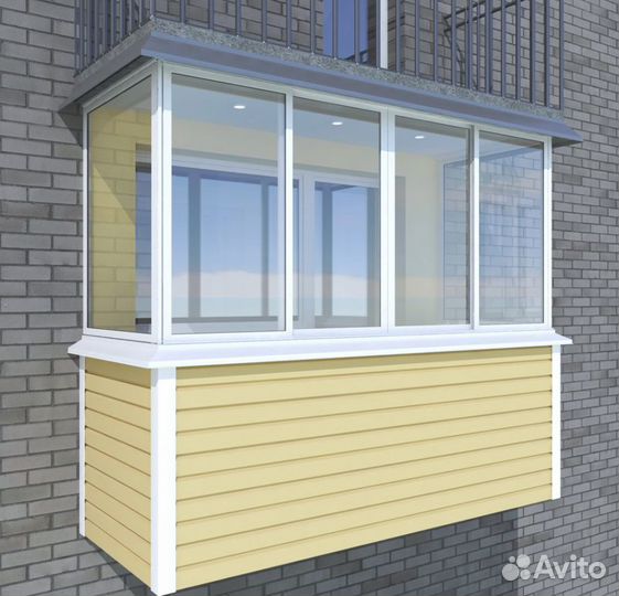 Остекление балконов