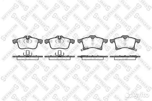 1047 002-SX 1036 02 колодки дисковые п.\ Opel Meri