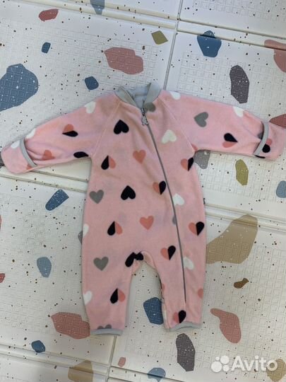 Флисовый комбинезон 68 74