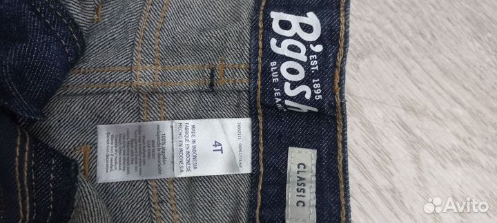 Джинсы детские, на 3- 4 года