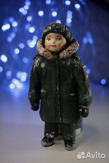 Ватные елочные игрушки