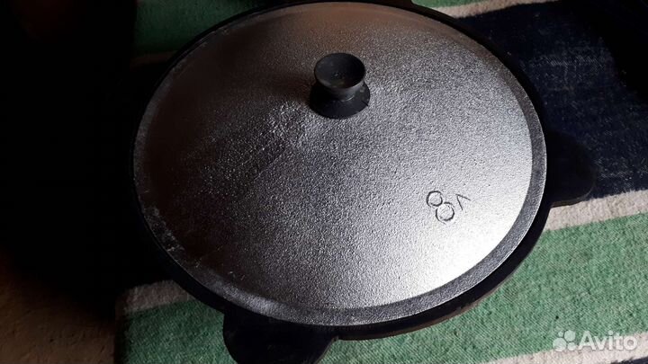 Казан чугунный 8 литров