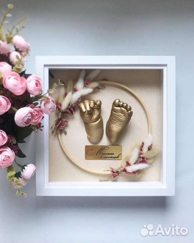 Слепки ручек и ножек 2D, 3D